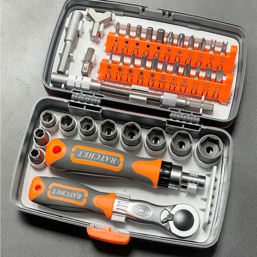 Power Tools Catalogue - Set obeng Ratchet hemat tenaga kerja,