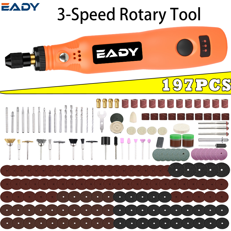 Power Tools Total - Perangkat Perkakas Putar Tanpa Kabel USB