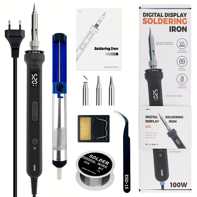 Power Tools Total - Kit Solder Digital 100W, Alat Las