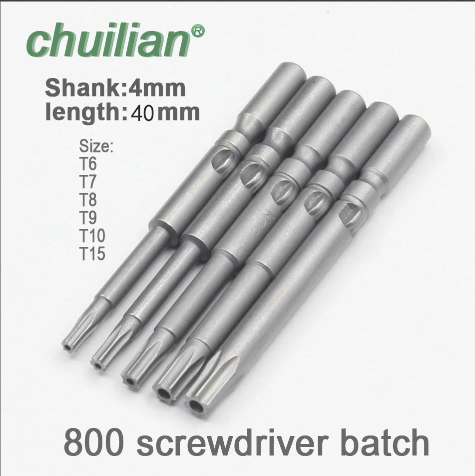 Power Tools Total - 1 Buah T6-T15 Set Bit Obeng