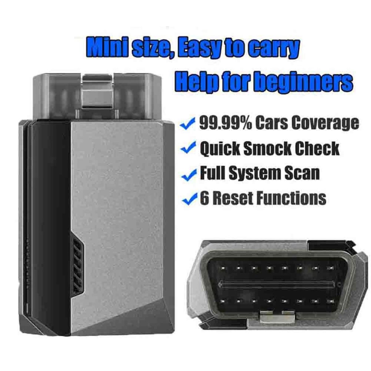 Health Power Tools - (A99Z] Pemindai Bluetooth OBD2 untuk Mobil,