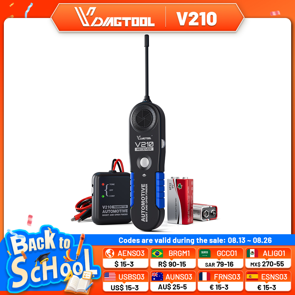 Power Tools In Automotive - VDIAGTOOL V210 Alat Uji Sirkuit Listrik