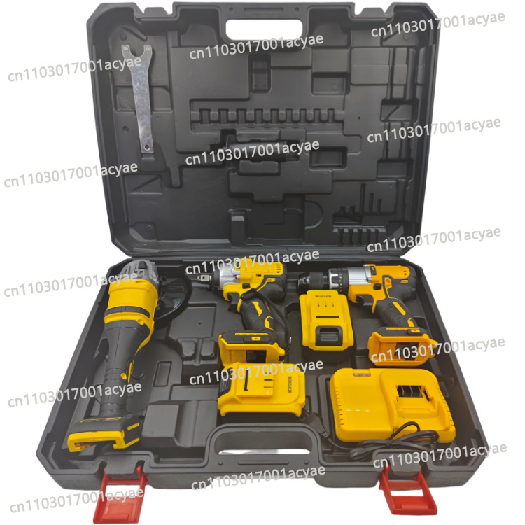Kit Power Tools - Set Kombinasi Gerinda Sudut & Bor