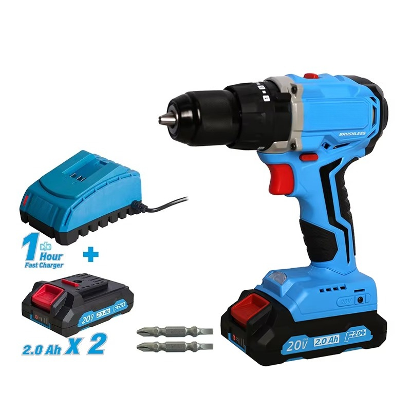 Kit Power Tools - Set Perkakas Bor Tanpa Kabel 20v
