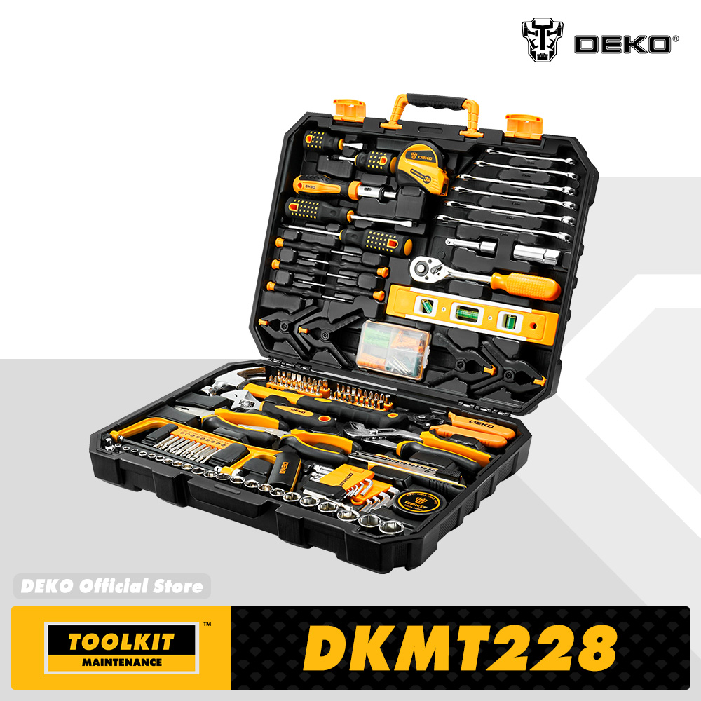DEKO kunci pas soket 228 buah, - Power Tools Catalogue ulasan dan harga