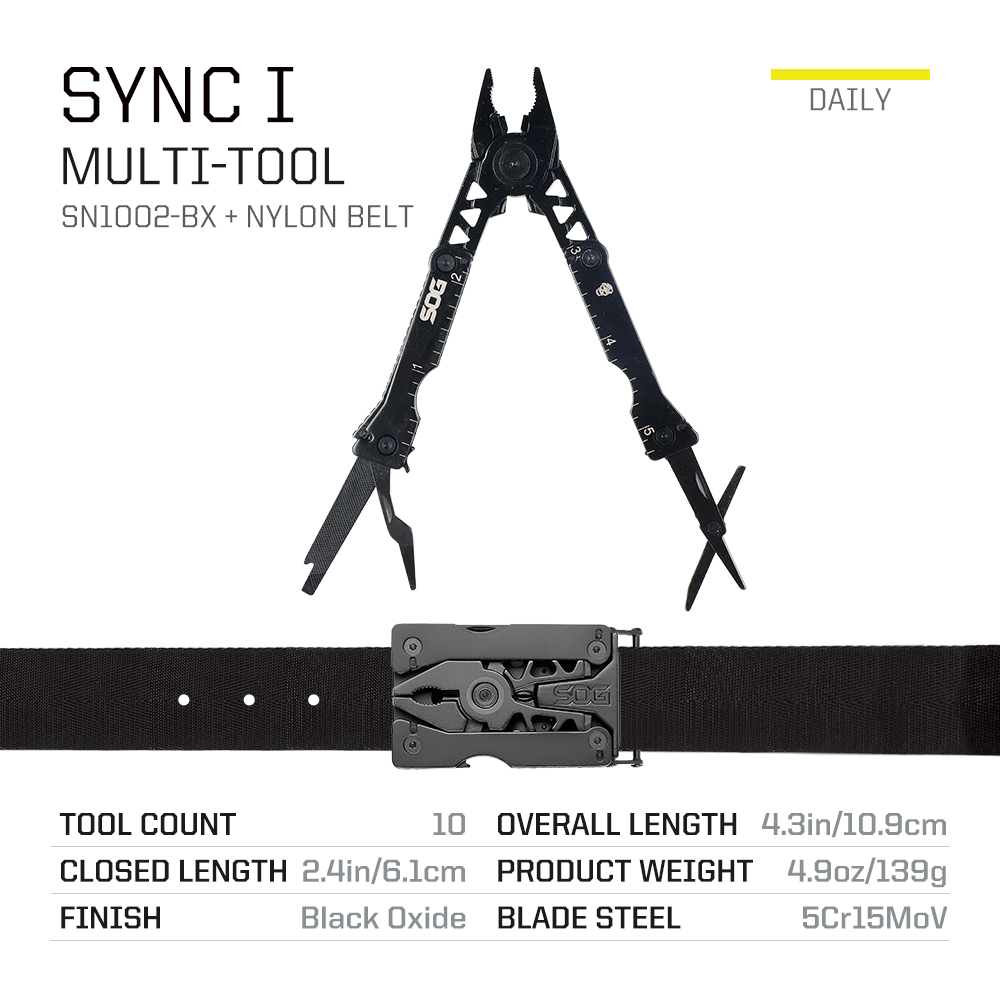 SOG Sync I Traveler EDC Alat M - Power Tools America ulasan dan harga