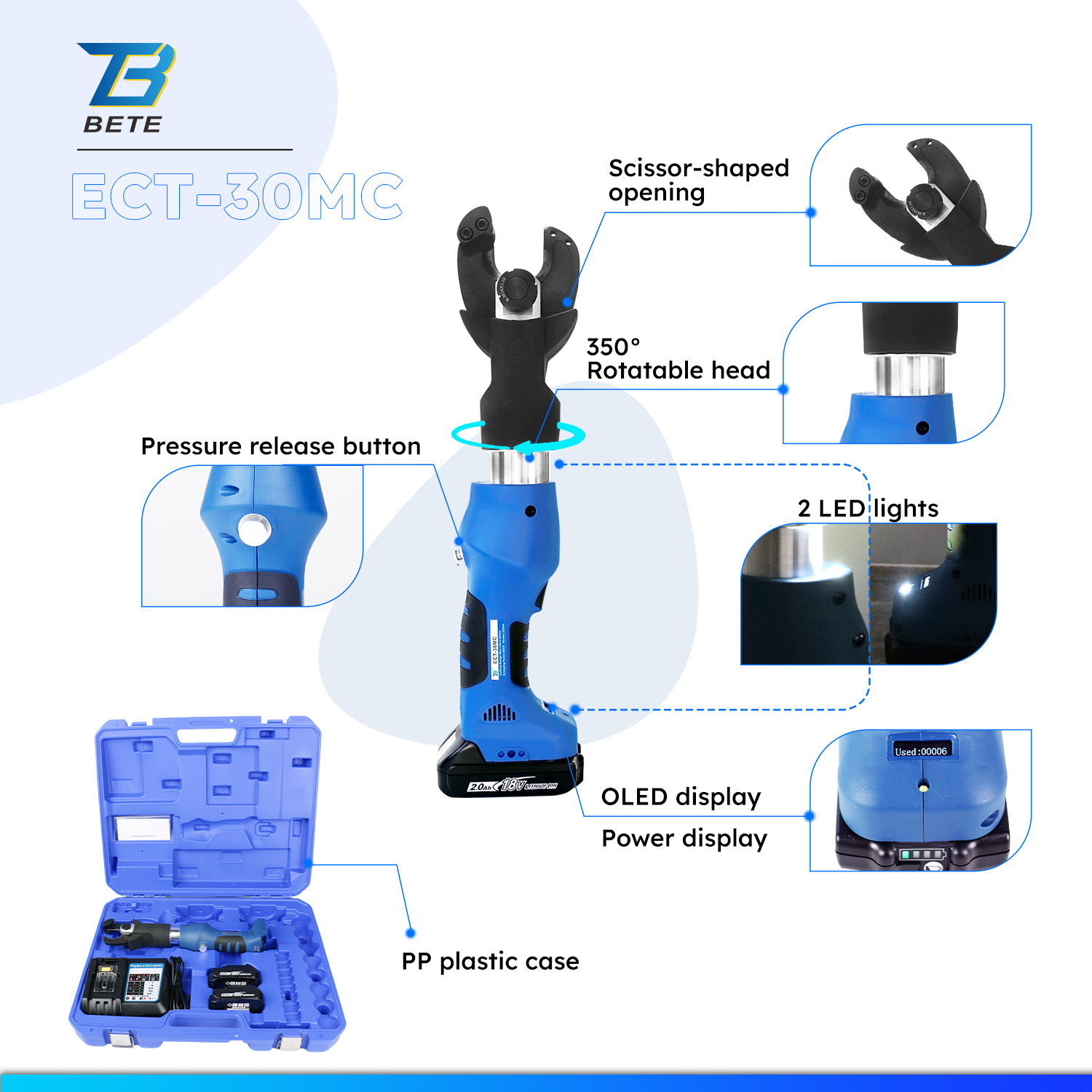 Alat Pemotong Hidrolik Mini Be - Power Tools In Electrical ulasan dan harga