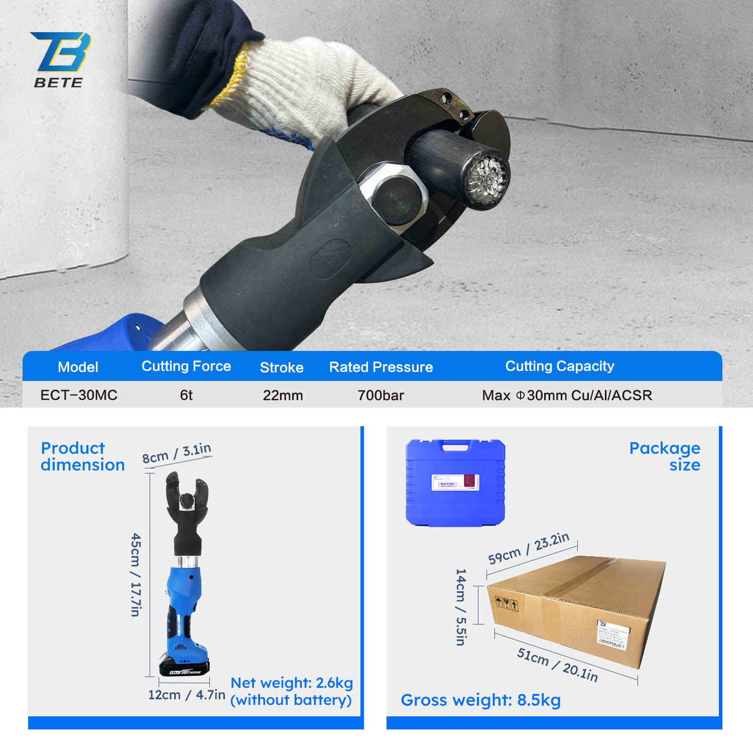 Alat Pemotong Hidrolik Mini Be - Power Tools In Electrical ulasan dan harga