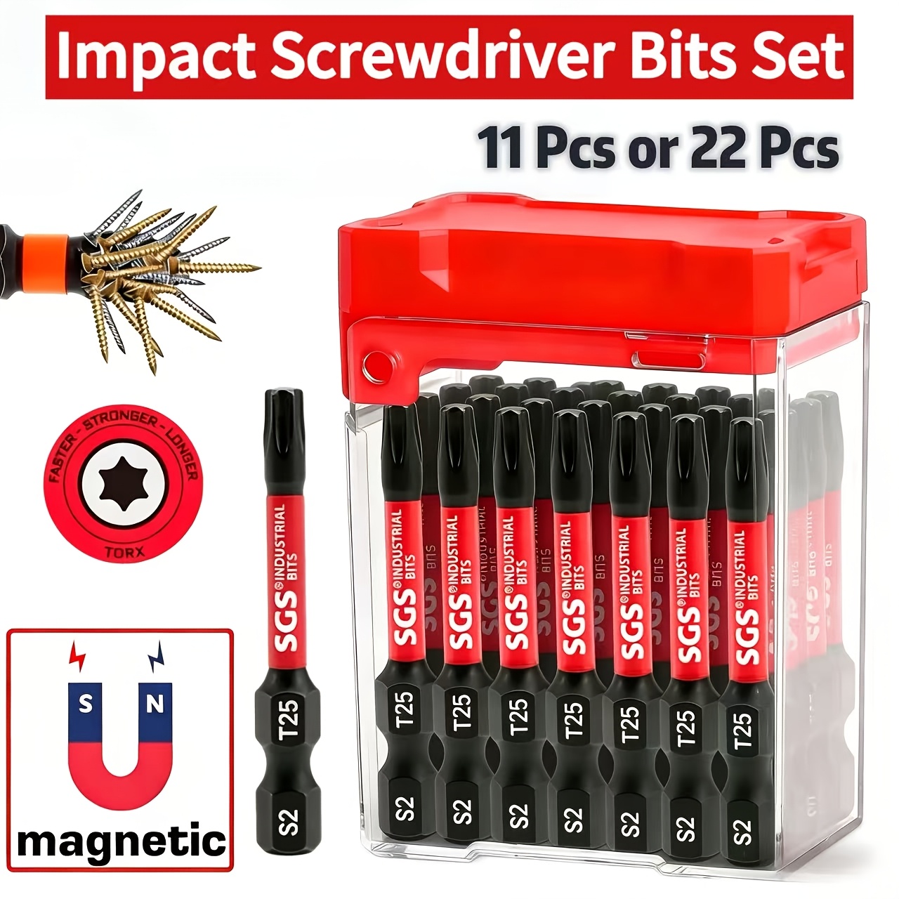 Set Mata Obeng Magnetik T25 11 - Power Tools In Automotive ulasan dan harga