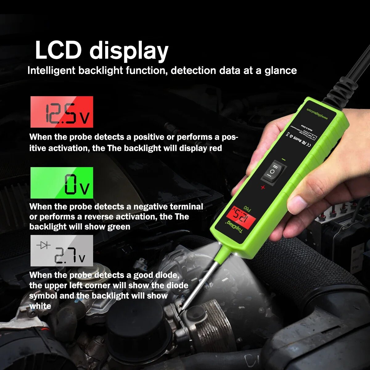Jdiag P60 Alat Uji Sirkuit Day - Power Tools In Automotive ulasan dan harga
