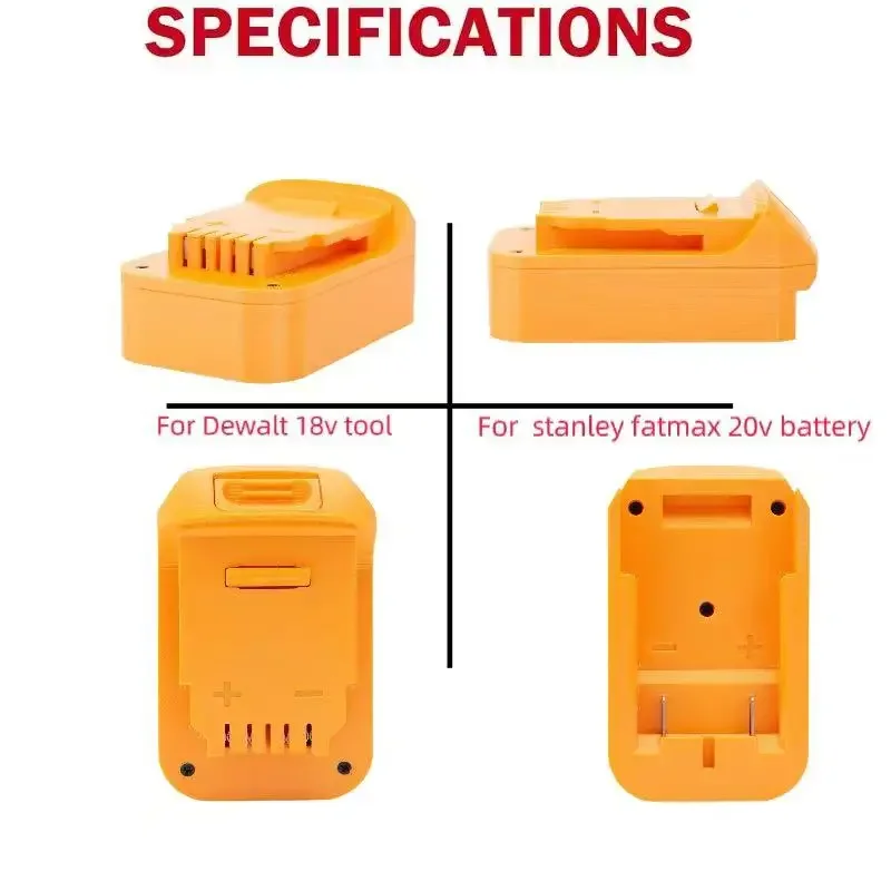 Adaptor Konverter Baterai Untu - Power Tools Stanley ulasan dan harga