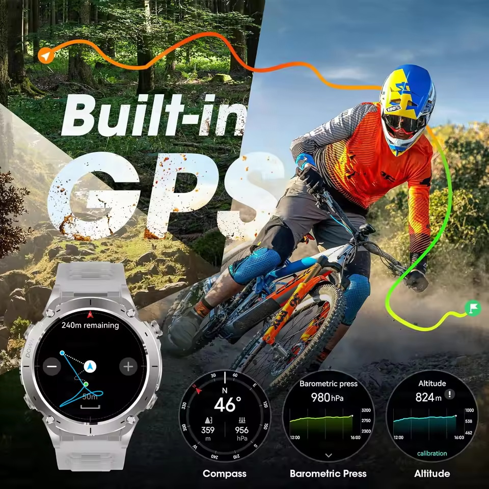 Jam Tangan Pintar GPS Militer  - Power Tools Brands ulasan dan harga